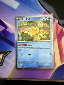 Psyduck 007 Black Star Promo Mega Evolutions Pokemon Card Near Mint - Image 1