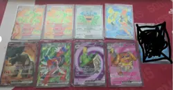 Pokemon TCG 8 Full Art EX Cards List In Description - Image 1