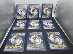 POKEMON TCG JUNGLE/FOSSIL - 9 CARD LOT 1ST EDITION CARDS - Image 3