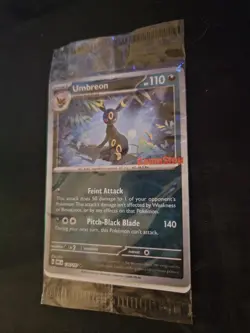 GameStop Exclusive Umbreon Promo Pokemon Card 130/197 SEALED Reverse Holo - Image 2