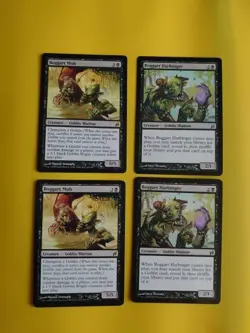 Boggart Mob x2 & Boggart Harbinger x2 GOblin MTG 4 Card. Lorwyn. - Image 1