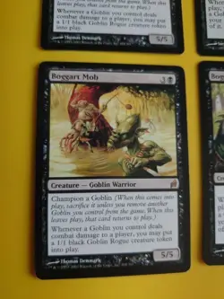 Boggart Mob x2 & Boggart Harbinger x2 GOblin MTG 4 Card. Lorwyn. - Image 2