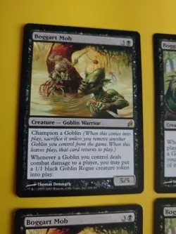 Boggart Mob x2 & Boggart Harbinger x2 GOblin MTG 4 Card. Lorwyn. - Image 4