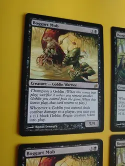 Boggart Mob x2 & Boggart Harbinger x2 GOblin MTG 4 Card. Lorwyn. - Image 5