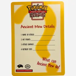 Pokemon TCG Ancient Mew Movie Promo Holo Card Nintendo 1999-2000 Wizards - Image 3