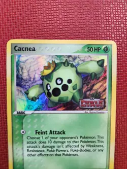 Cacnea 46/108 Reverse Holo Stamped Power Keepers Pokemon Cards NM - Image 2