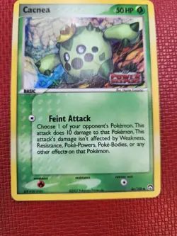 Cacnea 46/108 Reverse Holo Stamped Power Keepers Pokemon Cards NM - Image 3