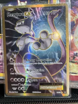 Mewtwo EX Pokemon Trading Card Game 180 HP Psyburn Holofoil XY Evolutions - Image 1