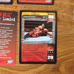 WWF RAW DEAL CRIPPLER CROSSFACE Promo Card # XXX/150 CCG 2000 - Image 1
