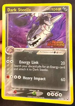 Dark Steelix 10/109 EX Team Rocket Returns Pokemon Card Reverse Holo Rare - Lp - Image 2