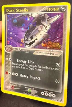 Dark Steelix 10/109 EX Team Rocket Returns Pokemon Card Reverse Holo Rare - Lp - Image 3
