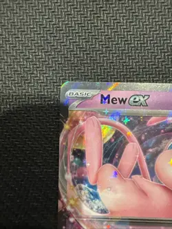 Mew EX Prize Pack 5 Mew 151/165 League Stamped Pokemon Card NM Condition - Image 3