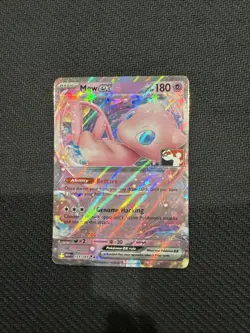 Mew EX Prize Pack 5 Mew 151/165 League Stamped Pokemon Card NM Condition - Image 4