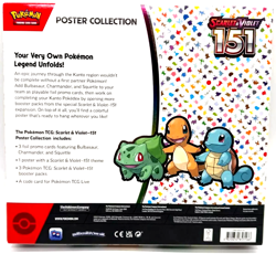 Pokemon TCG Trading Card Game Scarlet & Violet 3.5 151 Poster Collection Box NEW - Image 2