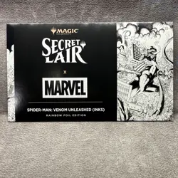 MTG Secret Lair x Spider-Man: Venom Unleashed Inks (Rainbow Foil) - SLD New - Image 1