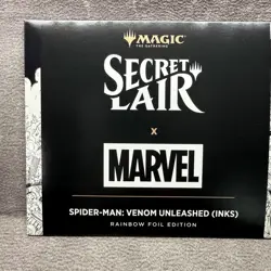 MTG Secret Lair x Spider-Man: Venom Unleashed Inks (Rainbow Foil) - SLD New - Image 3