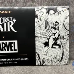 MTG Secret Lair x Spider-Man: Venom Unleashed Inks (Rainbow Foil) - SLD New - Image 4