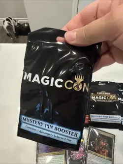 MagicCon Pin Set Of 8, 5 Mystery Pin Boosters Lot - Image 5