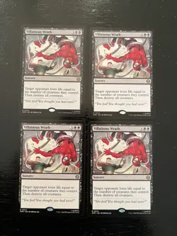 Villainous Wrath X4X NM/M Marvel’s Spider-Man SPM Magic the Gathering MTG - Image 1