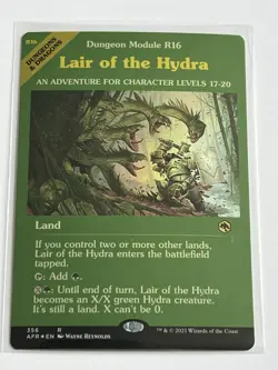 Lair of the Hydra 356 Showcase MTG Forgotten Realms 2021 Mint - 9.0 + Foil Rare - Image 2