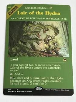 Lair of the Hydra 356 Showcase MTG Forgotten Realms 2021 Mint - 9.0 + Foil Rare - Image 4