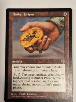 Amber Prison - Mirage - Magic the Gathering MTG Nice! - Image 1