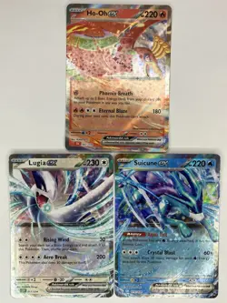 Ho-oh ex Lugia ex Suicune ex NM Trading Card Game Classic 7 10 17/34 Pokemon TCG - Image 1