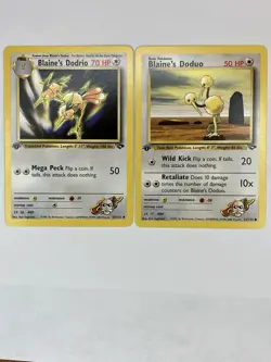 Blaine's Dodrio Doduo LP 1st Edition Gym Challenge 32 61/132 Pokemon TCG Regular - Image 1