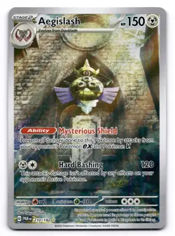 Aegislash NM IR 210/182 SV04: Paradox Rift Pokemon TCG Holo - Image 1