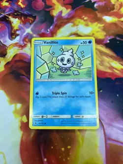 Vanillite 33/145 Sm-Guardians Rising Regular NM-Mint Pokemon TCG - Image 1