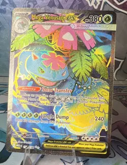 Pokemon TCG Mega Venusaur EX 155/132 SR Full Art - Mega Evolutions Set - NM/M - Image 1