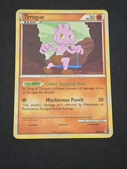 Tyrogue 36/95 Call of Legends Regular Black Star Rare Pokemon TCG Light Played - Image 1