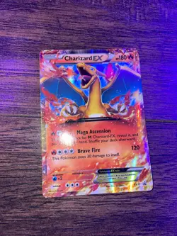 Pokemon TCG Charizard-EX XY Black Star Promos XY17 Holo Promo - Image 3