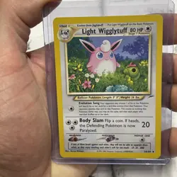 Light Wigglytuff - 54/105 Neo Destiny Pokemon TCG Regular WOTC Unlimited 2000 LP - Image 1