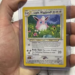 Light Wigglytuff - 54/105 Neo Destiny Pokemon TCG Regular WOTC Unlimited 2000 LP - Image 2