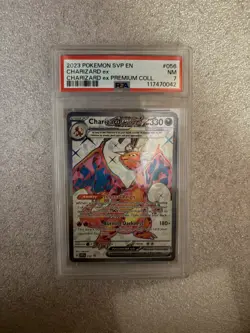 2023 Pokemon SVP EN Charizard ex #56 Premium Collection #056 PSA 7 - Image 1