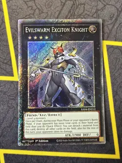 Evilswarm Exciton Knight - RA04-EN212 - Platinum Secret Rare - 1st Ed - Yugioh - Image 1