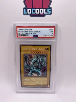 2000 YU-GI-OH! BPT 009 BLUE EYES WHITE DRAGON BLUE-EYES WHITE DRAGON PSA 1 - Image 1