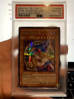 YUGIOH Korean Dark Magician Girl Secret Rare GEM MINT MFC-KR000 PSA 10 - Image 1