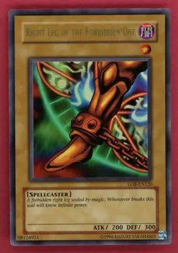 Right Leg of the Forbidden One LOB-EN120 Legend of Blue Eyes White Dragon (25th) - Image 1