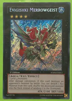 Yugioh! MP Evigishki Merrowgeist - HA06-EN053 - Secret Rare - 1st Edition Modera - Image 1