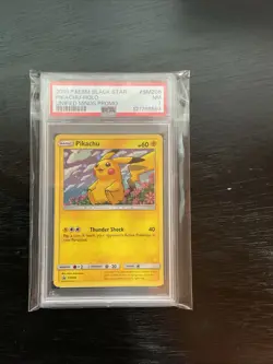 Pikachu Holo SM206 2019 Pokemon Unified Minds Promo Card PSA 7 - Image 1