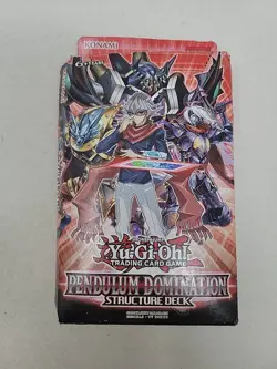 Yugioh Pendulum Domination Structure Theme Deck Card Game CCG TCG *Damaged Box* - Image 1