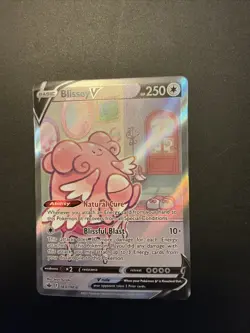 Blissey V Full Art 183/198 Chilling Reign Holo Ultra Rare Pokemon Card NM - Image 1