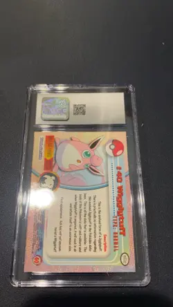 Pokemon #40 Wigglytuff Card Rainbow Foil Holo Topps 2000 - Image 2