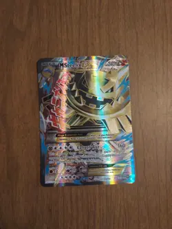 Pokemon TCG Mega-Steelix-EX Steam Siege Holo Full Art Ultra Rare Card 109/114 - Image 1