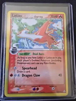 Pokemon TCG Latias EX Holon Phantoms Delta Species Holo Card - Image 1