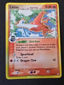 Pokemon TCG Latias EX Holon Phantoms Delta Species Holo Card - Image 3