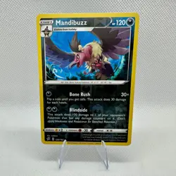 Pokemon Card Mandibuzz 120/192 Rebel Clash Reverse Holo Rare NM - Image 1