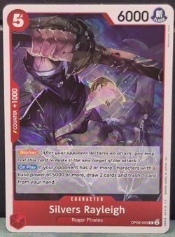 Silvers Rayleigh PRB-02 OP09-005 Rare The Best Vol 2 One Piece Near Mint Card NM - Image 1